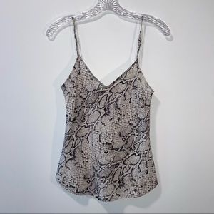 REFORMATION snake print tank